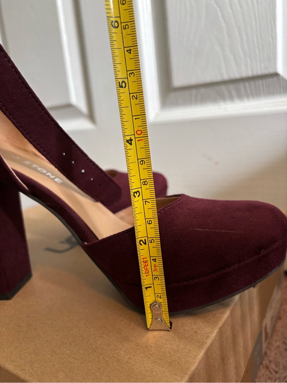 Sun & Stone Suede Ankle Strap Pumps - Picture 9 of 9
